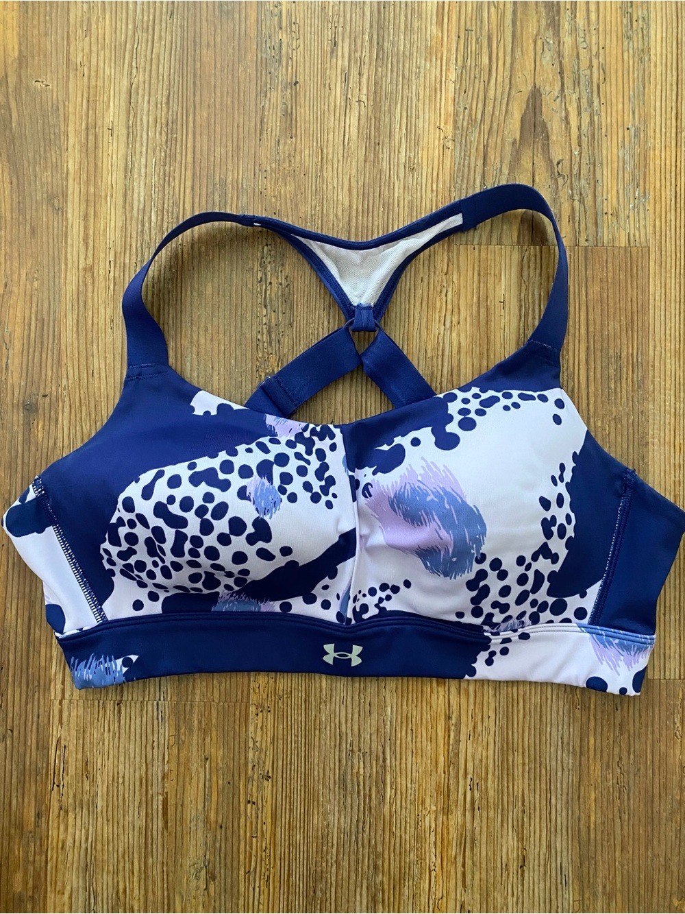 Under Armour Women's Purple Printed Sports Bra
